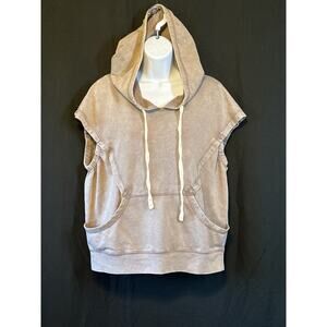 JANE and DRLANCEY Gorpcore Streetwear Utility Lt Brown Oversized Hoodie S